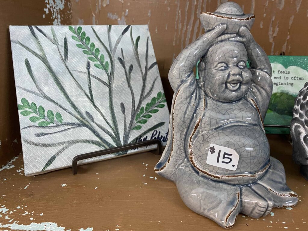 Buddha and Quote on Canvas