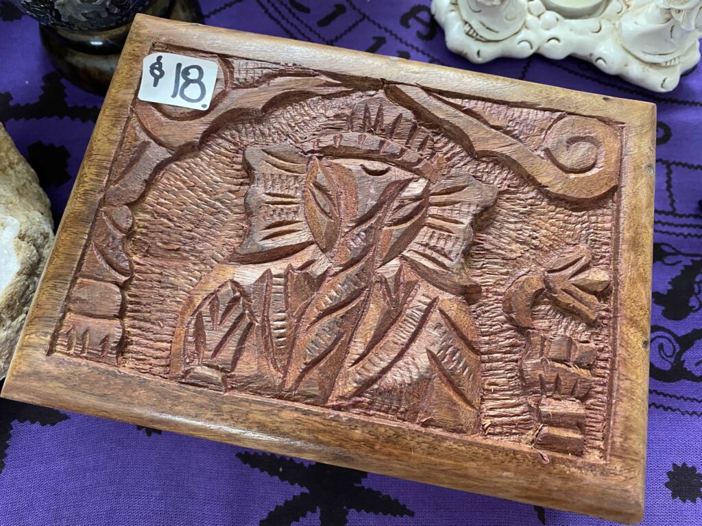 Carved Wooden Box