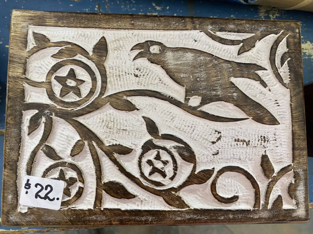 Carved Wooden Boxes