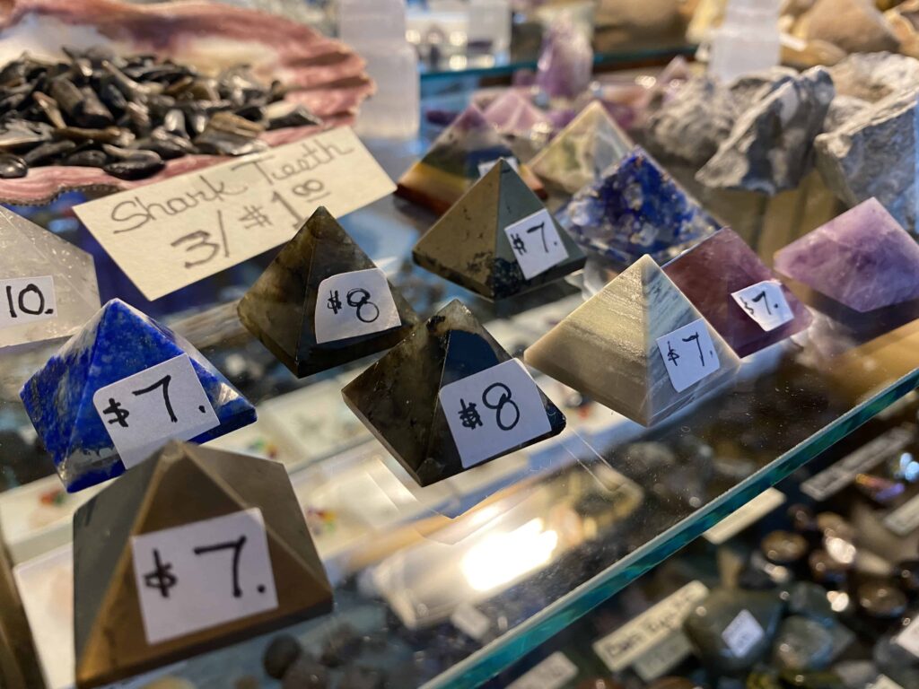 Pyramid crystals
